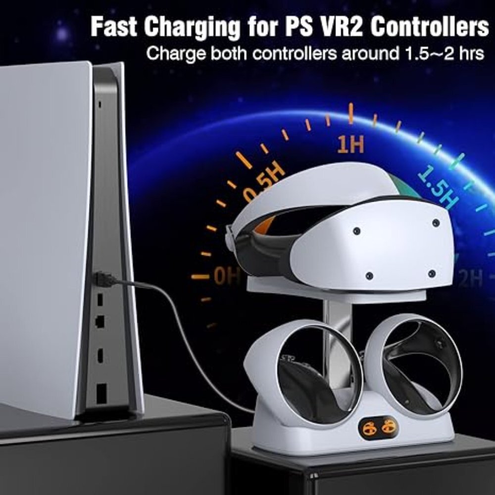 Controller Charging Dock for PS5 VR2, PSVR 2 Charging Station *NEW* - Picture 5 of 6